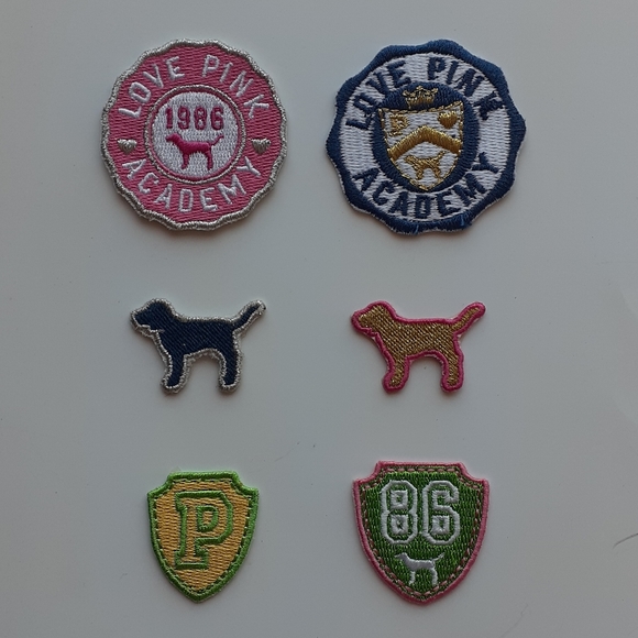 Rare V.S Pink Iron on Patches - Picture 1 of 4